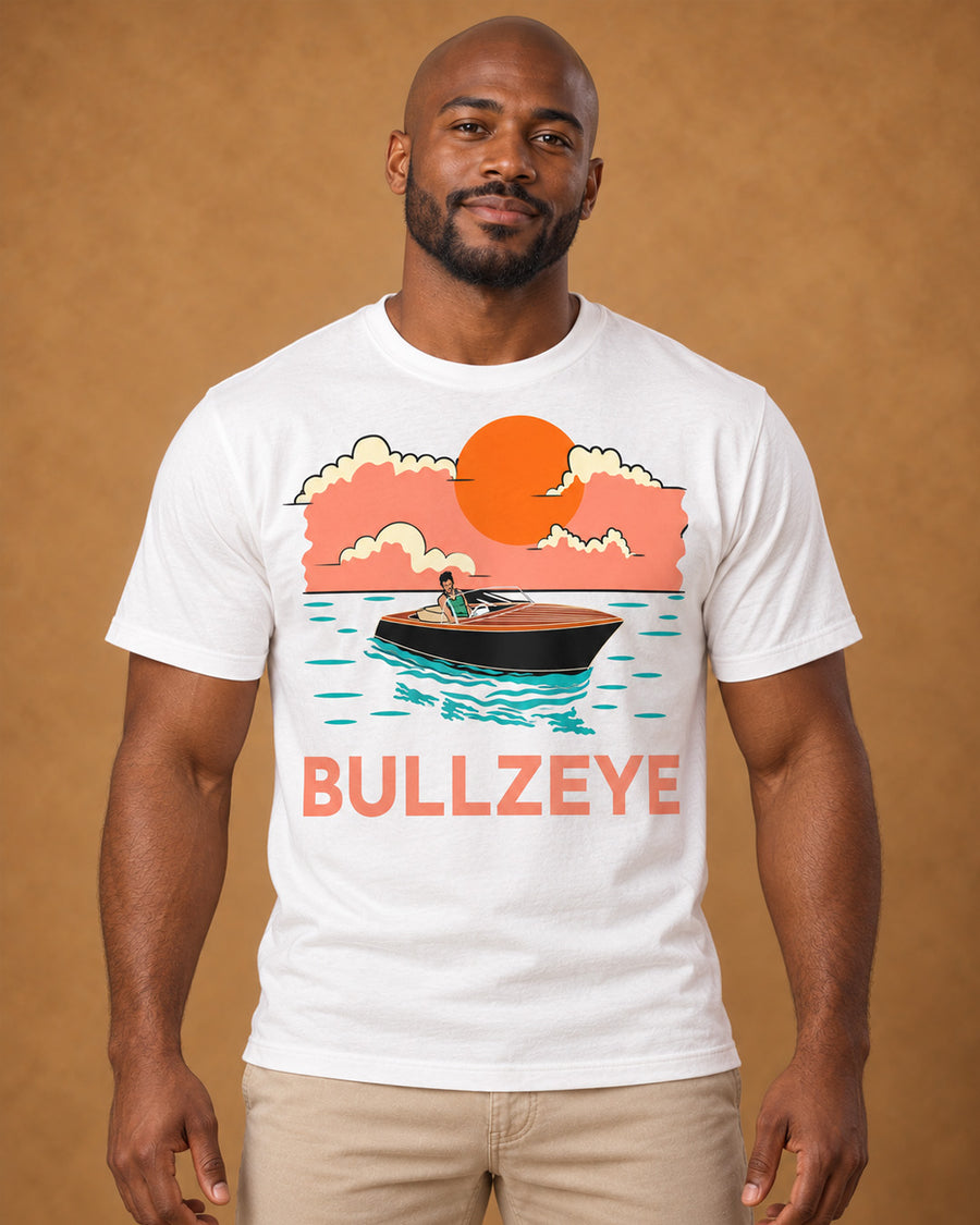 Bullzeye Sunset Speedboat Tee