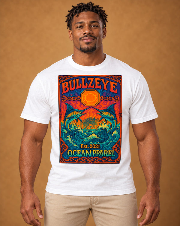 Bullzeye Marlin Storm Poster Tee