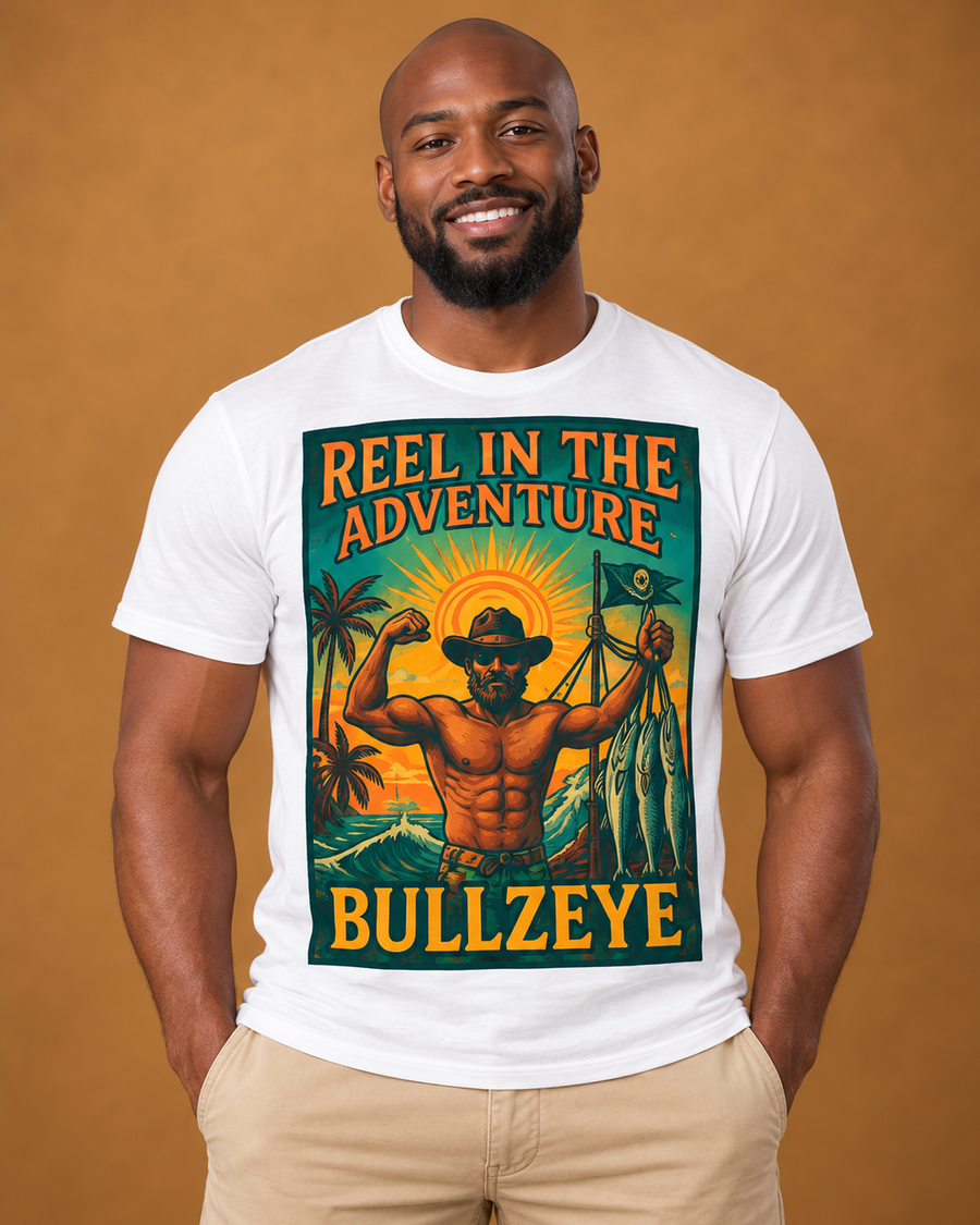 Bullzeye Reel in the Adventure Tee
