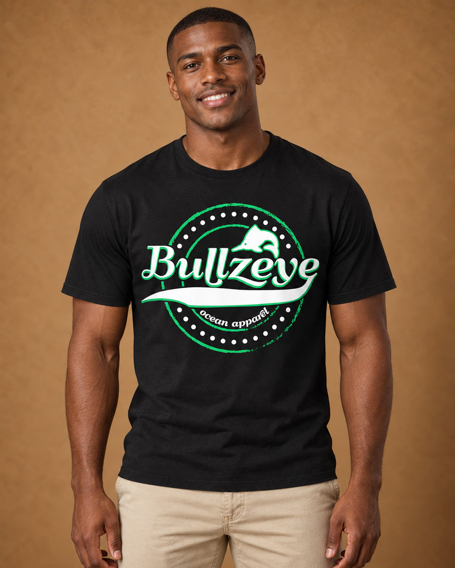 Bullzeye Script Marlin Badge Tee