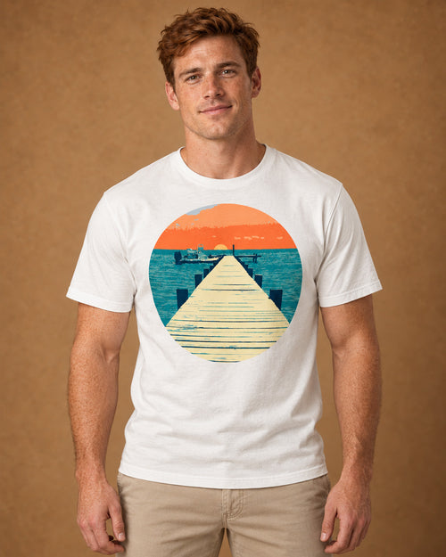Bullzeye Endless Pier Circle Tee