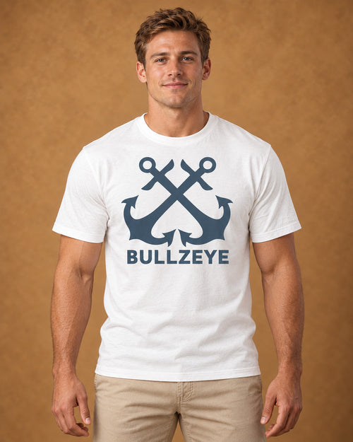 Bullzeye Crossed Anchors Tee