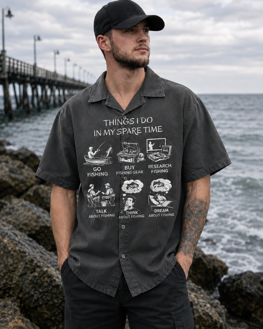 Things I Do In My Spare Time Fishing Shirt