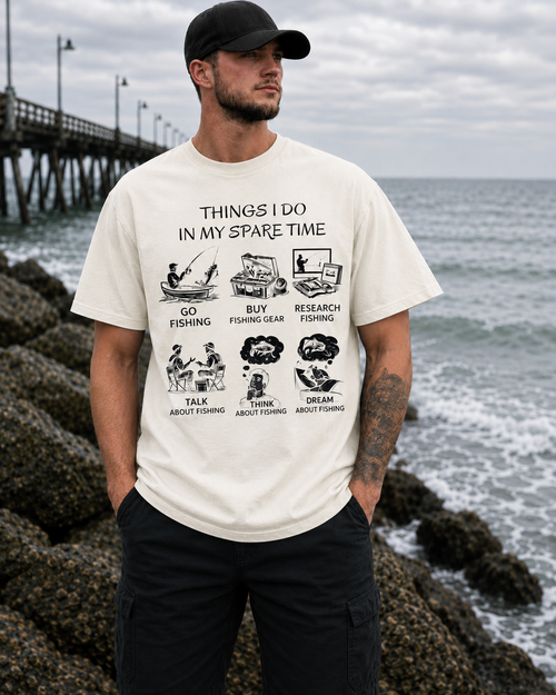 Things I Do In My Spare Time Fishing T-Shirt