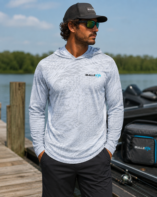 BullzEye Performance Hoodie - Grey Camo