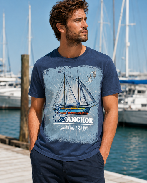 Anchor Yacht Club 1974 T-Shirt
