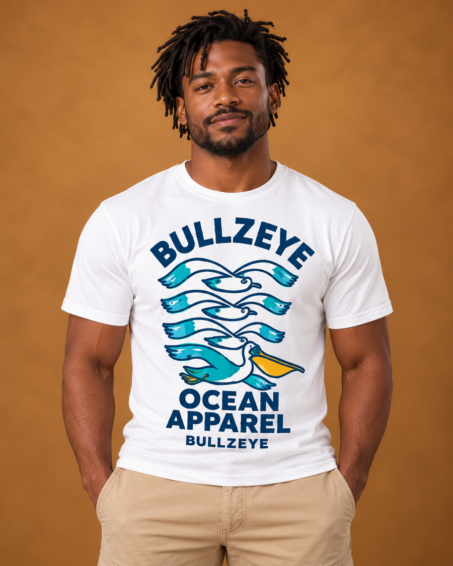 Bullzeye Pelican Waves Tee