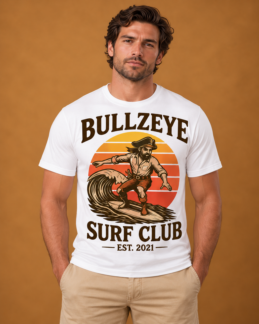 Bullzeye Sunset Surf Club Tee